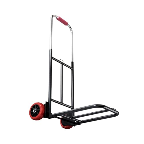 Carretilla de Mano Plegable, Carrito Equipaje Multiusos Ligero
