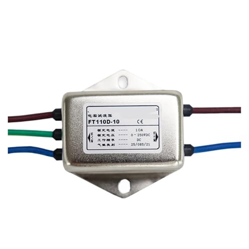 Filtro de potencia CC 12V 24V purificador FT110D-10A ruido electrico 2