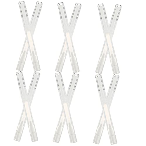 HAPINARY 12pezzi Penne Applicatrici Vuote Per Unghie e Lucidalabbra Riutilizzabili e Impermeabili Di Penne Trasparenti Per Cosmetici e Manicure