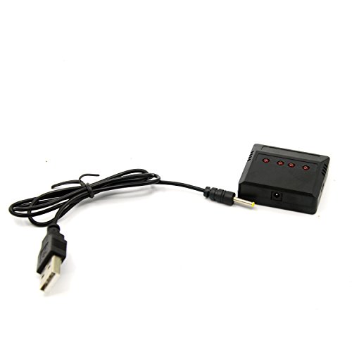 4 in 1 USB Caricabatterie Litio Batteria