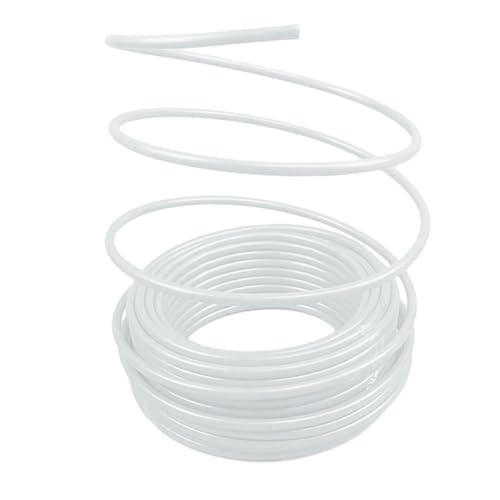 Harilla Tubo modellabile in PVC Tubo morbido decorativo Tubo per palloncino Tubo decorativo floreali, bianco