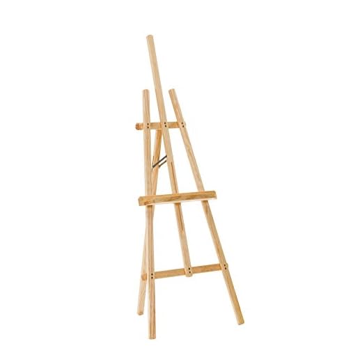 Lienzos Levante Caballete de Estudio de 3 Pies Ref. 104, Madera de Pino Aceitada, 46X124 cm