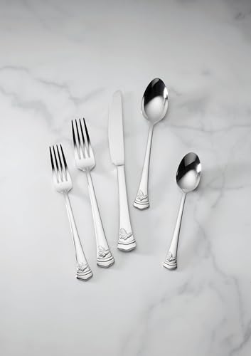 Lenox 896755 Butterfly Meadow II Mirror 65-Piece Flatware Set