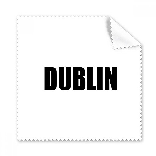 Tissu lunettes anti-traces et nettoyeur écran téléphone portable imprimé Dublin lot de 5