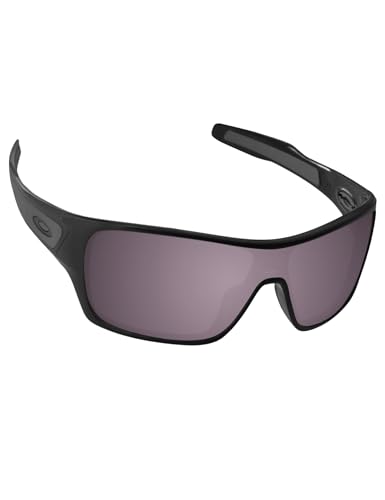Image of Alphax Gray Chrome Mirrored Elite Polarized Replacement Lenses for Oakley Turbine Rotor OO9307 Sunglasses