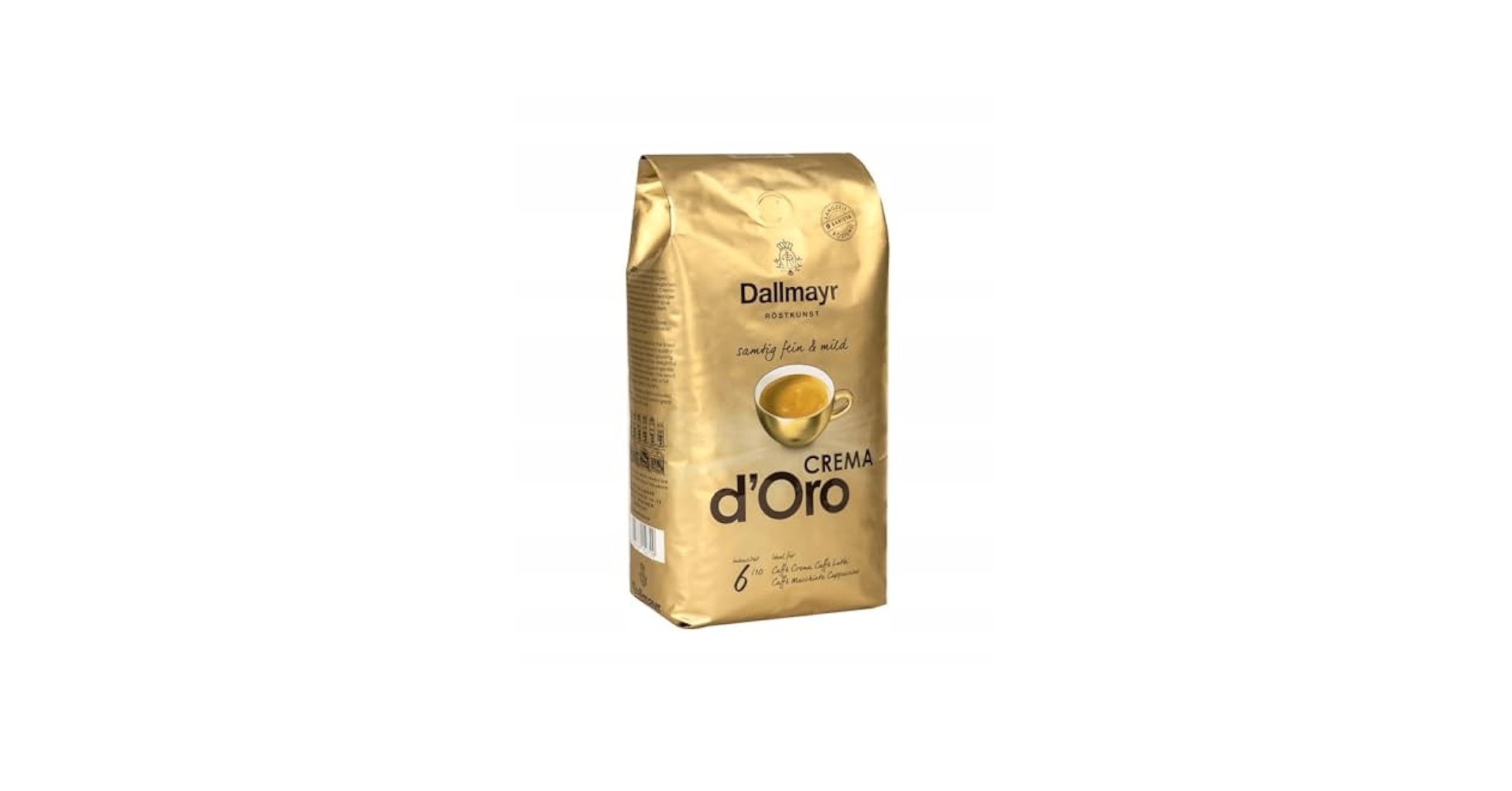 Amazon.com : Dallmayr Crema d'oro mild und fein in Bohne