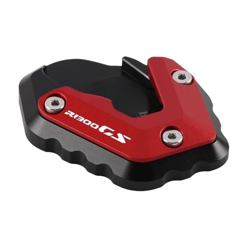 Support béquille moto R 1300 GS extension latérale élargie en alu CNC