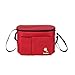 Impermeable Totalizador Bolsa de Hombro Cochecito Almacenamiento de Pañales Bolsa de Mantener Temperatura Interna (Rojo)