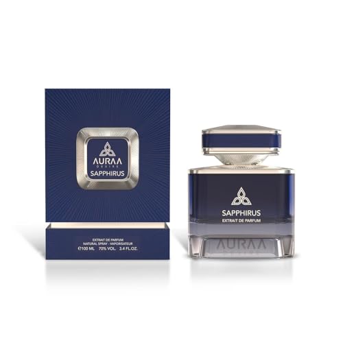 Auraa Desire Sapphirus Extrait de Parfum 100 ml – Parfum audacieux et épicé aux agrumes – Parfum pour homme – Bois de santal, ambre, patchouli, vétiver – Parfum longue durée Auraa Desire Sapphirus Extrait de Parfum 100 ml – Parfum audacieux et épicé aux agrumes – Parfum pour homme – Bois de santal, ambre, patchouli, vétiver – Parfum longue durée