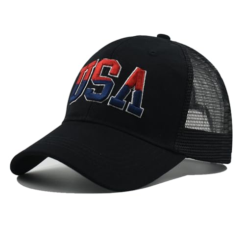 Image of Trucker Hat Distressed Baseball Cap Golf Cap Adjustable Sportswear Hat for Men Women Unisex