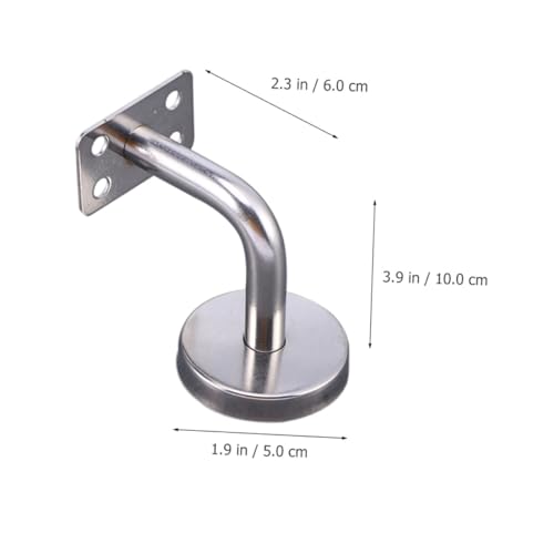 Soporte de pasamanos de acero inoxidable para pared de pasillo 3