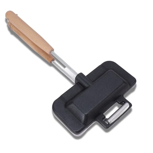 Double Sided Frying Pan for Sandwich, Grilled Cheese Maker Nonstick Sandwich Maker Flip Grill Pan for Breakfast Pancakes, Omelets, Frittatas, Bread and Toast