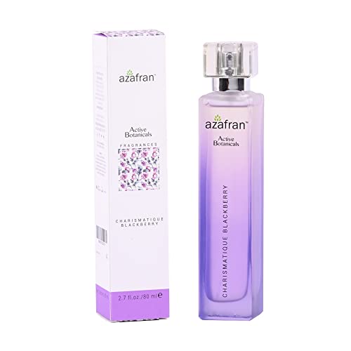 Image of Azafran Active Botanicals Fragrances | Charismatique Blackberry Perfume For Men & Women | Long Lasting Fruity Fragrance | 80ml