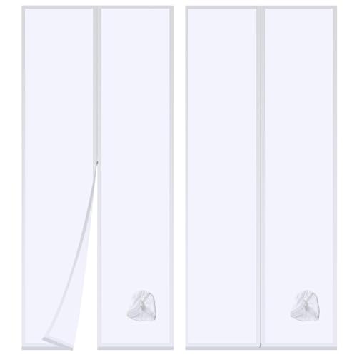 ZHYUGOYA Türabdichtung für Mobile Klimageräte 90×210 cm Energiesparend Ohne Bohren Passend für Abluftschläuche 100150mm (90×210 cm)