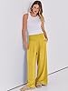 ANRABESS Women Linen Palazzo Pants Summer Boho Wid... #4