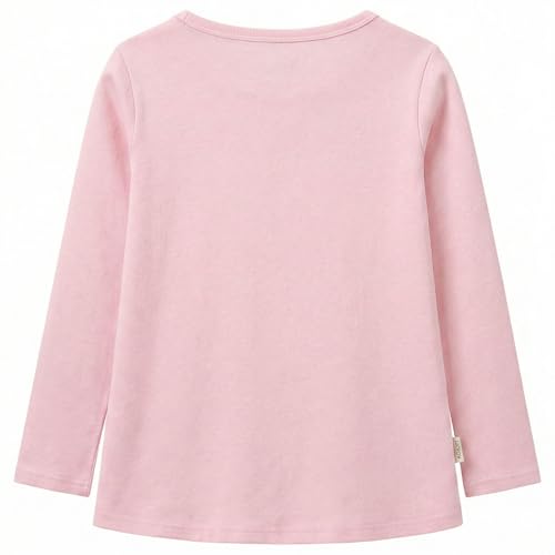 Image of Girls' Heart-Shaped Long Sleeve T-Shirt
