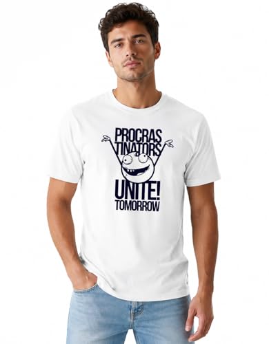 Image of Vastrio Unisex Procrastinators Unite Graphic Regular Fit Cotton T-Shirt