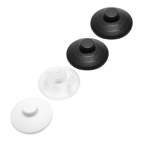 VILLFUL 4 Pcs Foot Light Switch Electric Switch Pedal Light Replacement Step on Button Switch Electrical Light Round Foot Light On-Off Control Footswitch Foot Pedal Lamp Floor Foot Pp
