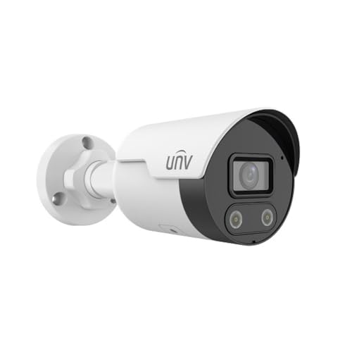 IPC2128SE-ADF28KM-WL-I0 Uniview Prime III Series 2.8mm 30FPS @ 8MP Outdoor White Light Day/Night WDR Bullet IP Security Camera 12VDC/PoE