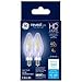 Reveal HD+ Decorative LED Light Bulbs, Candelabra-Base, Clear, Dimmable, 240 Lumens, 3.2-Watts, 2-Pk. -31889