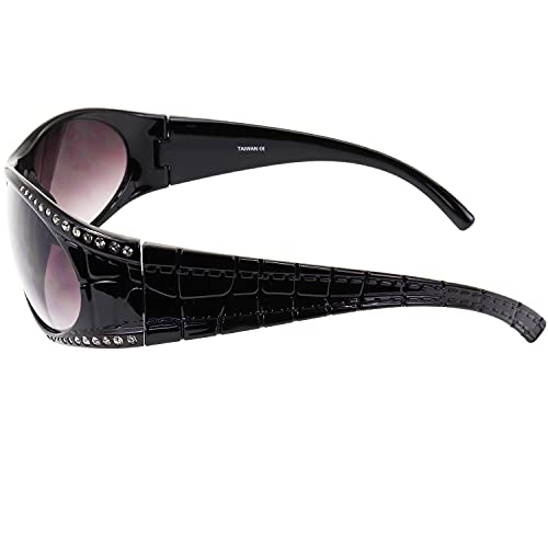 Global Vision Marilyn-1 Women's Motorcycle Sunglasses W/ 50 Crystal Bling Rhinestones Eyewear3