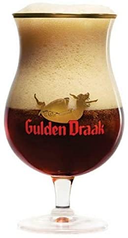 Gulden Draak Signature Belgian Beer Stemmed Chalice Glass