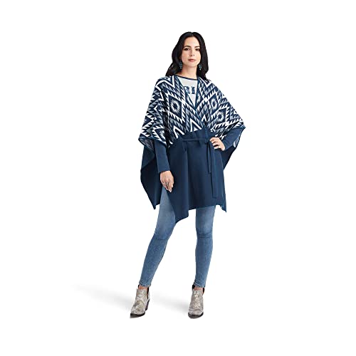 Image of Ariat Female Dust Darlin Wrap Midnight Navy Small