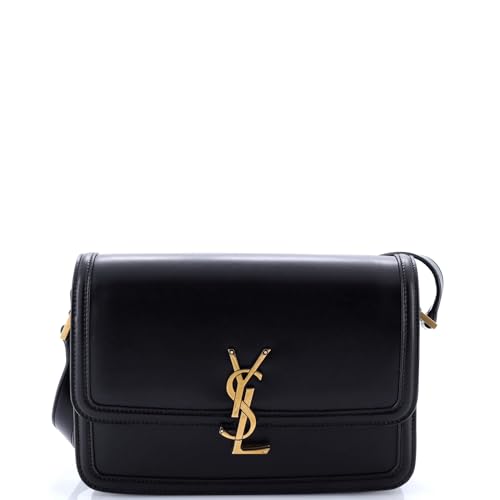 Saint Laurent, Pre-Loved Solferino Bag Leather Medium, Black
