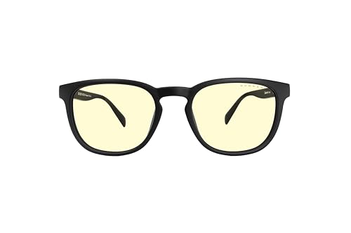 Image of GUNNAR - Premium Gaming and Computer Glasses - Blocks 65% Blue Light - Oakland, Onyx, Amber Tint