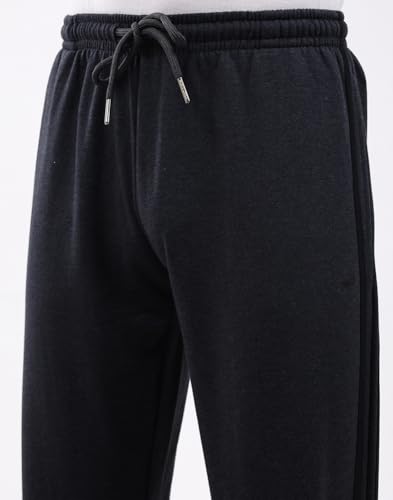 Image of Monte Carlo Men's Regular Fit Solid Track Pants | Drawstring Closure | Side Pocket Sports Lower | Comfortable & Stylish Lower for Men's
