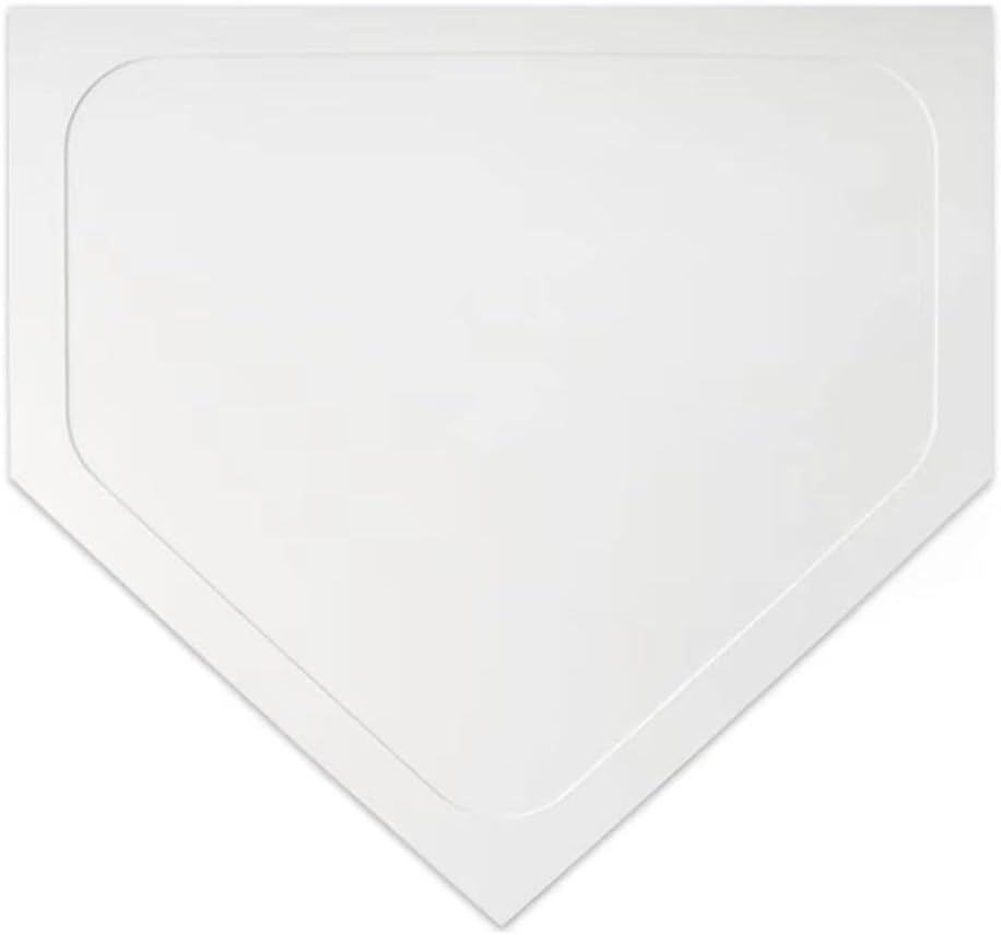 Rubber Baseball and Softball Base Set with Home Plate and Pitcher's Mat for Training Practice and Team Games, Portable Field Equipment(BASEBALL PAD)