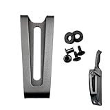 FJYXCHENXM 1 Set Kydex Belt Clip Professional Metal Holsters Waist Clips with Screws, Black