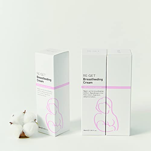 Reget Breastfeeding Cream. Breast Care Cream Nipple Care, Nipple Damage Recovery Cream, High Nutrition, High Moisturizing, Patent Cream, Premium Nursing Cream Developed By Checking Taste #TOP6