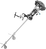 Pneumatic Mixer for 50 Gallon Drums | Stainless Steel Detachable Industrial Mixer | Stepless Speed 50-2000 RPM | Built-in Silencer for Paint, Adhesives, Chemicals, Epoxy Resin