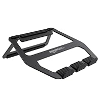 Amazon Basics Supporto richiudibile in alluminio per PC portatili con display fino a 33 cm (13'),...
