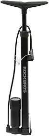 Bomba de ar RB-380g com pé e manômetro Rockbros