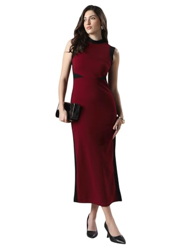 Image of Globus Women Dress (8909389031150 Maroon L)