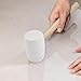 Gunpla Rubber Mallet - 8 oz Anti-Slip Wooden Handle Soft Double Face White Rubber Head Mallet for DIY, Tile Setting, Laminate Flooring Installs & More