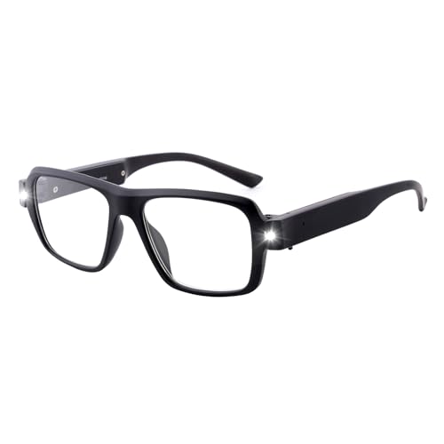SKYWAY Reading Glasses With Light Blue Light Blocking Rechargeable magnifying Reader for Women Man eyewear Anti-Glare (Black 2.5 x)