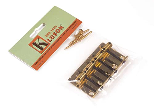Kluson Vintage '58 Bass Bridge for Fender Precision Bass, Gold