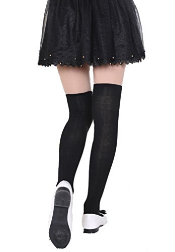 Beautifulfashionlife Girl`s Tennis scooter Sport Socks Long Opaque Zebra Stripe Leggings Stocking2