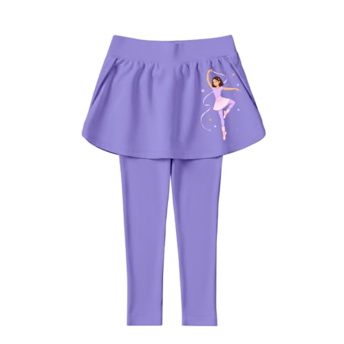 Image of YouGotPlanB Skeggings for Girls | Pack of 1 | 2-in-1 Skirt with Attached Leggings | Cotton | Ages 4-16 Years | Comfort fit | Ideal for Sports & Play