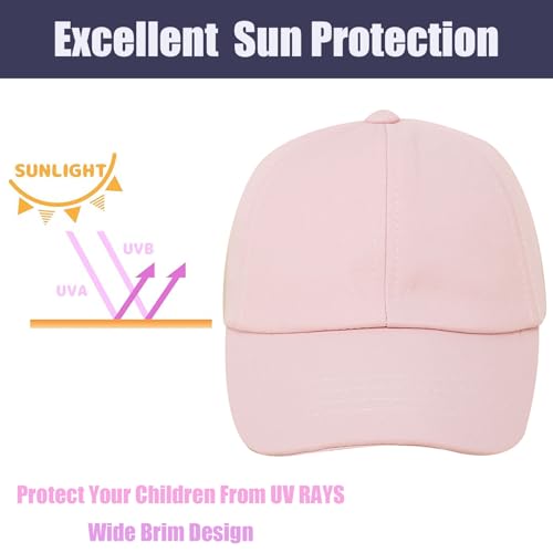 2pcs Parent-Child Baseball Cap Cotton Sun Hat Visor for Mom Boys Girls Women Baseball Cap Adjustable Toddler Baseball Hat3