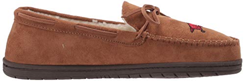 Image of FOCO NCAA Mens NCAA College Team Logo Moccasin Slippers