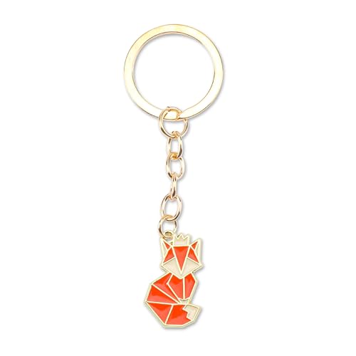 Personalisierter Schlüsselanhänger Aus Edelstahl Mit Süßem Fuchs Ideal Für Geschenke Für Frauen Und Guter Freundinnen Perfekt Als Geburtstagsgeschenk Und Mutmacher Geschenk Für Mama Oder Freundin