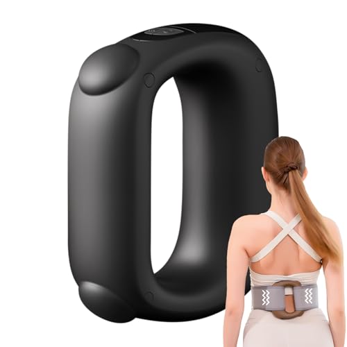Kustimantu Hoop de masaje en el hombro del cuello, máquina masajeadora para el cuello,Masaje eléctrico Máquina pequeña para el cuerpo - Home Gym Gym Massager Massager al aire libre sin ruido para el