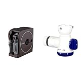 タカギ(takagi) ホース ホースリール NANO NEXT 10m (BR) ブラウン おしゃれ RM1110BR & グリーンライフ コネクター シャワー付き蛇口コネクター 二又タイプ水流方向がワンタッチ切替 5.3×9.8×13.0cm SJC-01