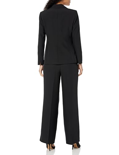 Women's 2 Button Jacket/Wide Leg Pant Suit2