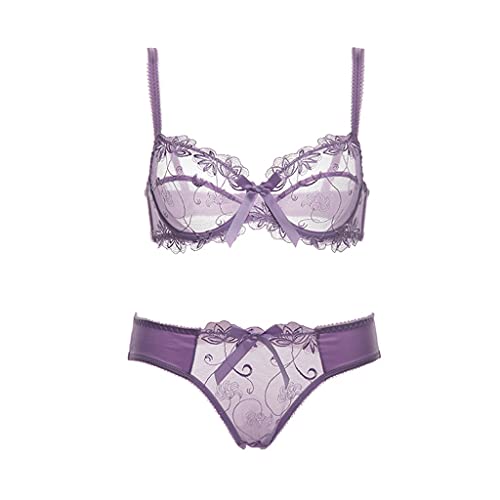 Soutien-gorge ultra-mince violet transparent pour un confort invisible sous les vêtements
