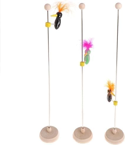 Txuolin Funny Pecking Woodpecker Bird On A Stick Pole Vintage Retro Classic Premium Quality Birthday Gifts Gag Toys & Practical Jokes